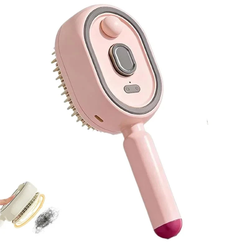 Steam Spray Scalp Massaging HairBrush