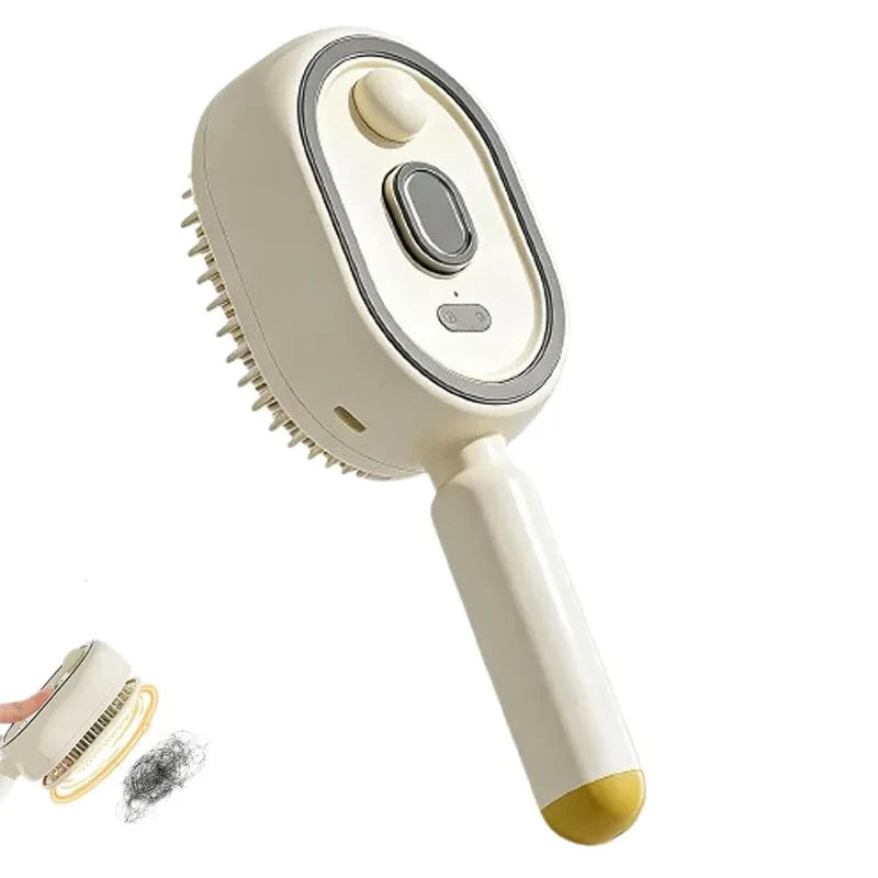 Steam Spray Scalp Massaging HairBrush