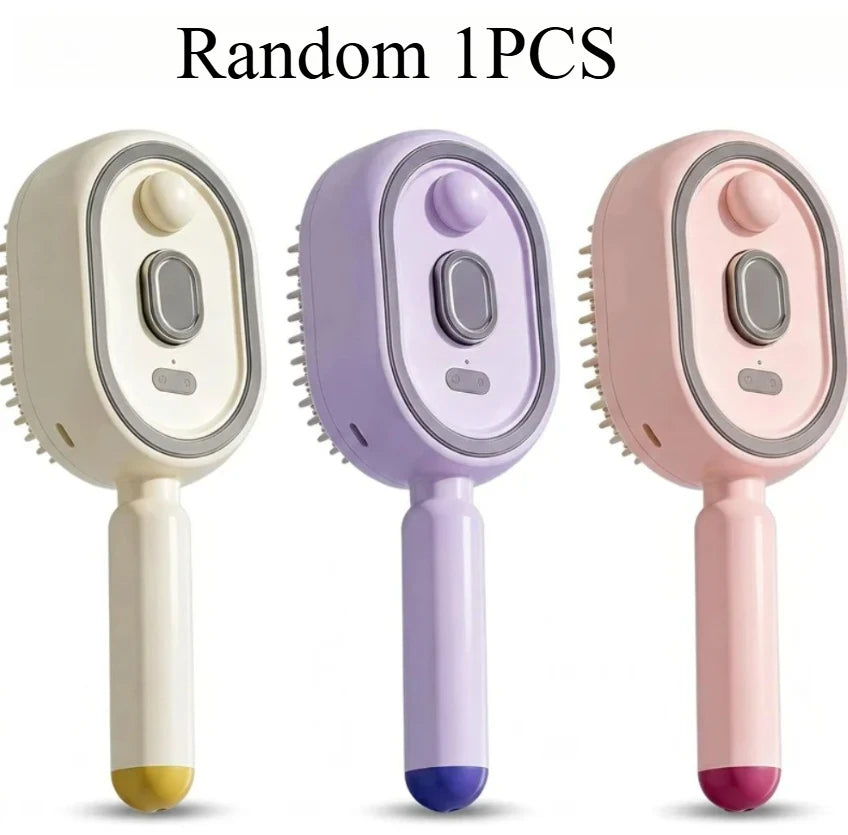 Steam Spray Scalp Massaging HairBrush