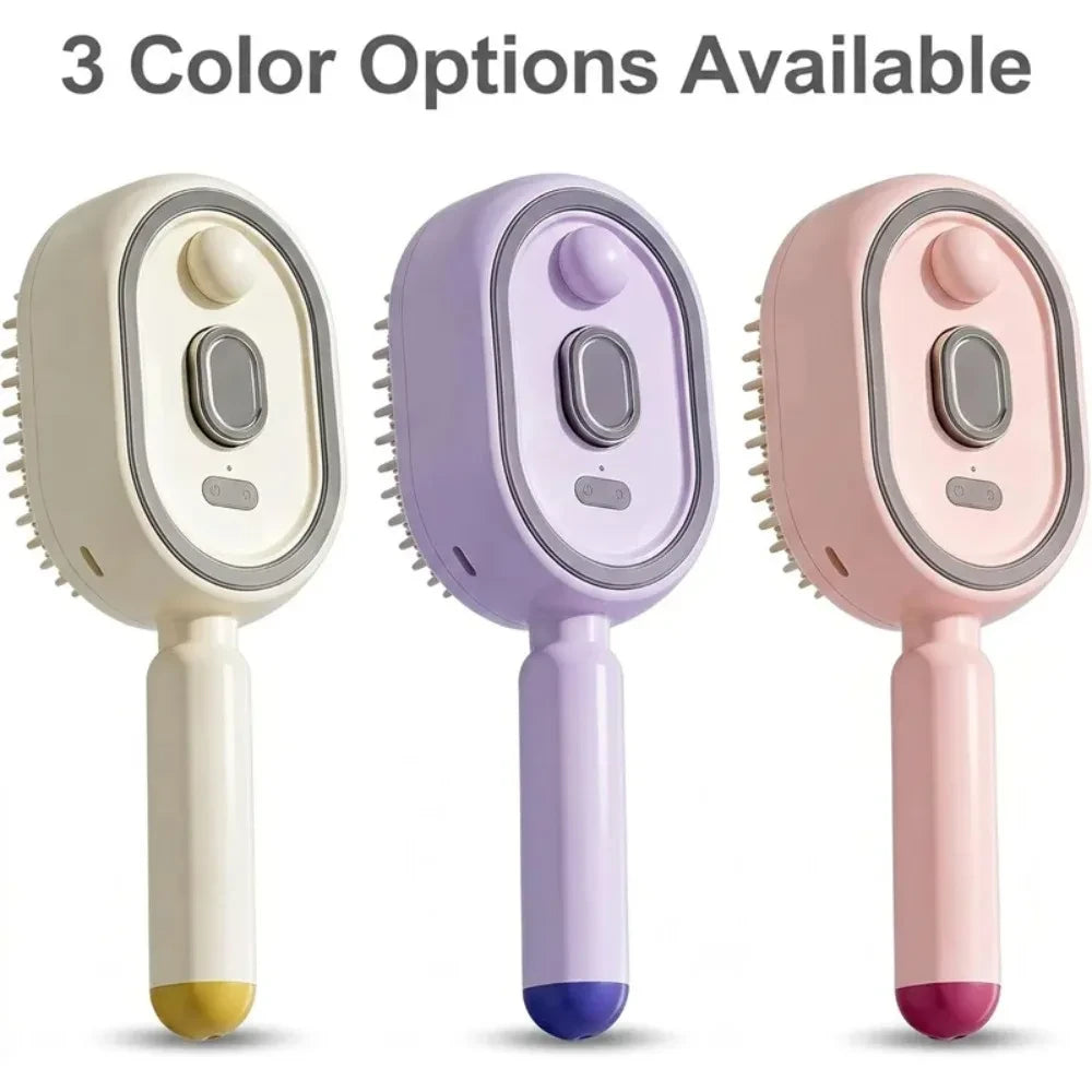 Steam Spray Scalp Massaging HairBrush
