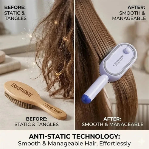 Steam Spray Scalp Massaging HairBrush